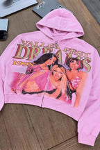 High Street Vintage Zip Hoodie