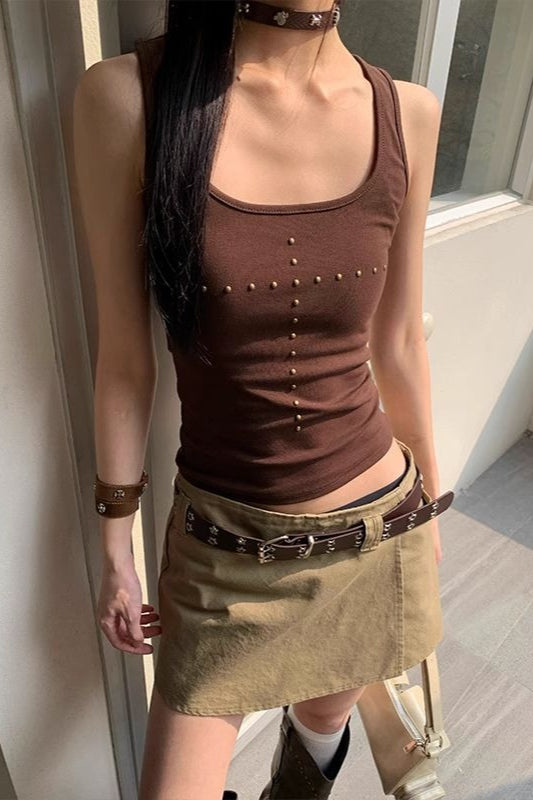 Maillard Style Sleeveless Tank Top Main image