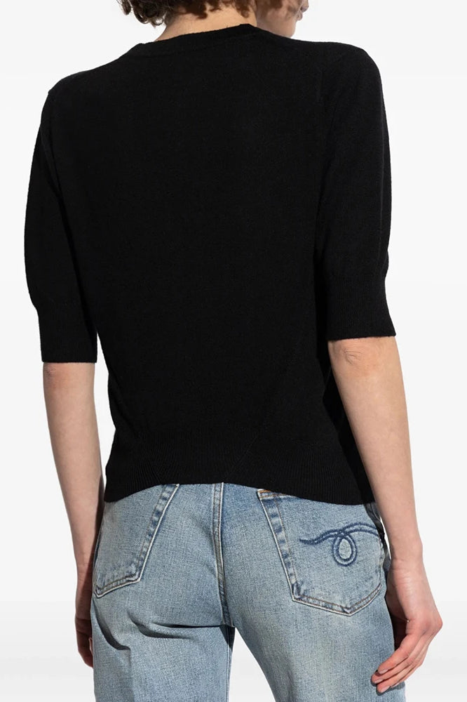V-Neck Stretch Knit Cardigan Secondary image