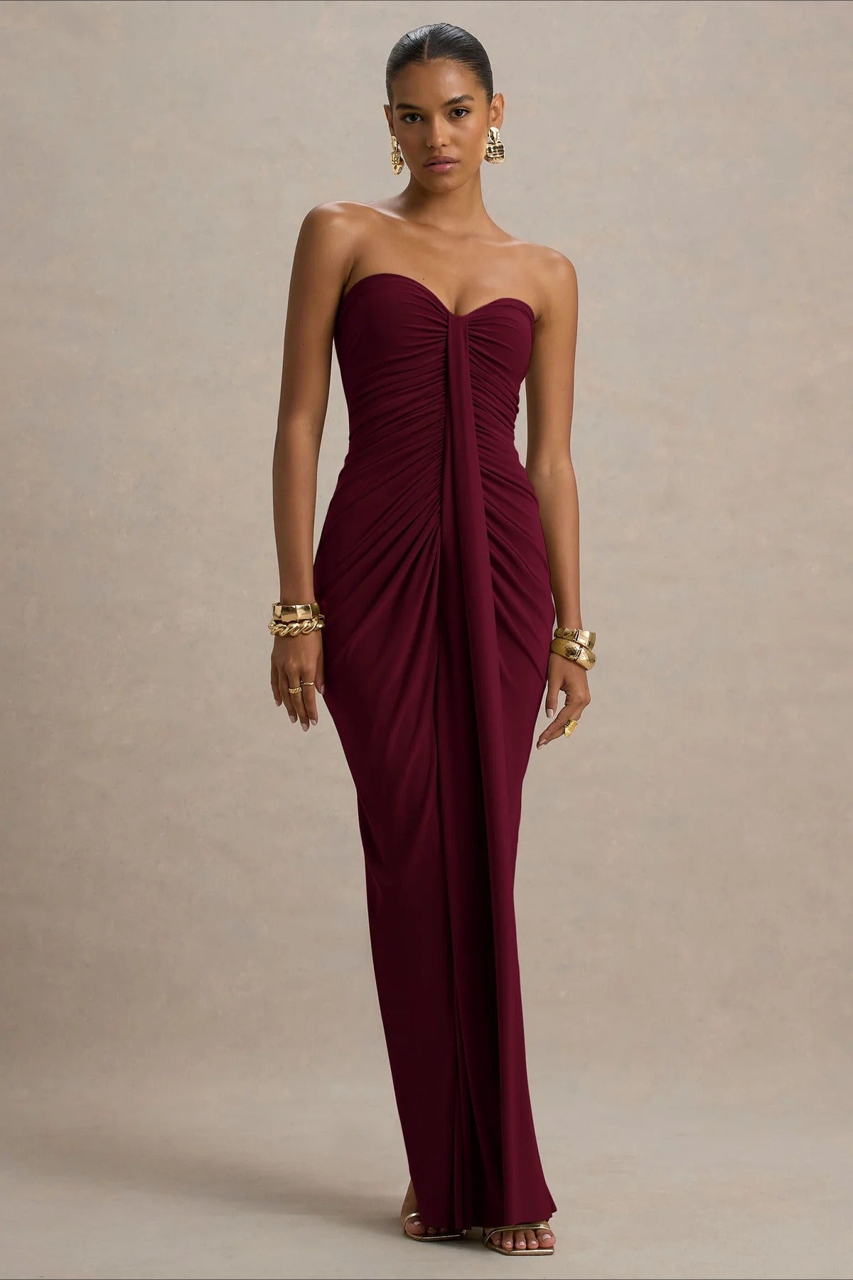 Elegant Ruched Party Dress Secondary image