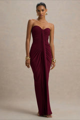 Elegant Ruched Party Dress