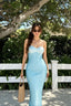 Sequin Tube Top Maxi Dress