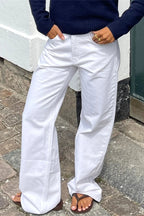 Star Print Loose Wide Leg Jeans