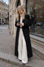 Warm Wool Solid Color Long Overcoat