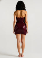 Bandeau Bodycon Mini Party Sequin Dress