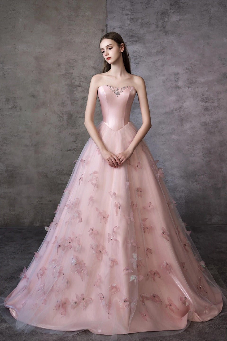 Chiffon Sweetheart Neckline Prom Dress Main image