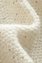 Casual Round Neck Knit Cardigan