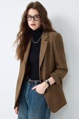 Vintage Inspired Heavy Wool Blazer