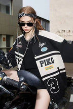 Retro Racing Baseball Bomber Jacket