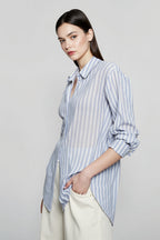 Pure Linen Vacation Blouse