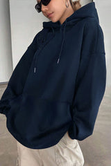 Casual Leopard Star Print Hoodie