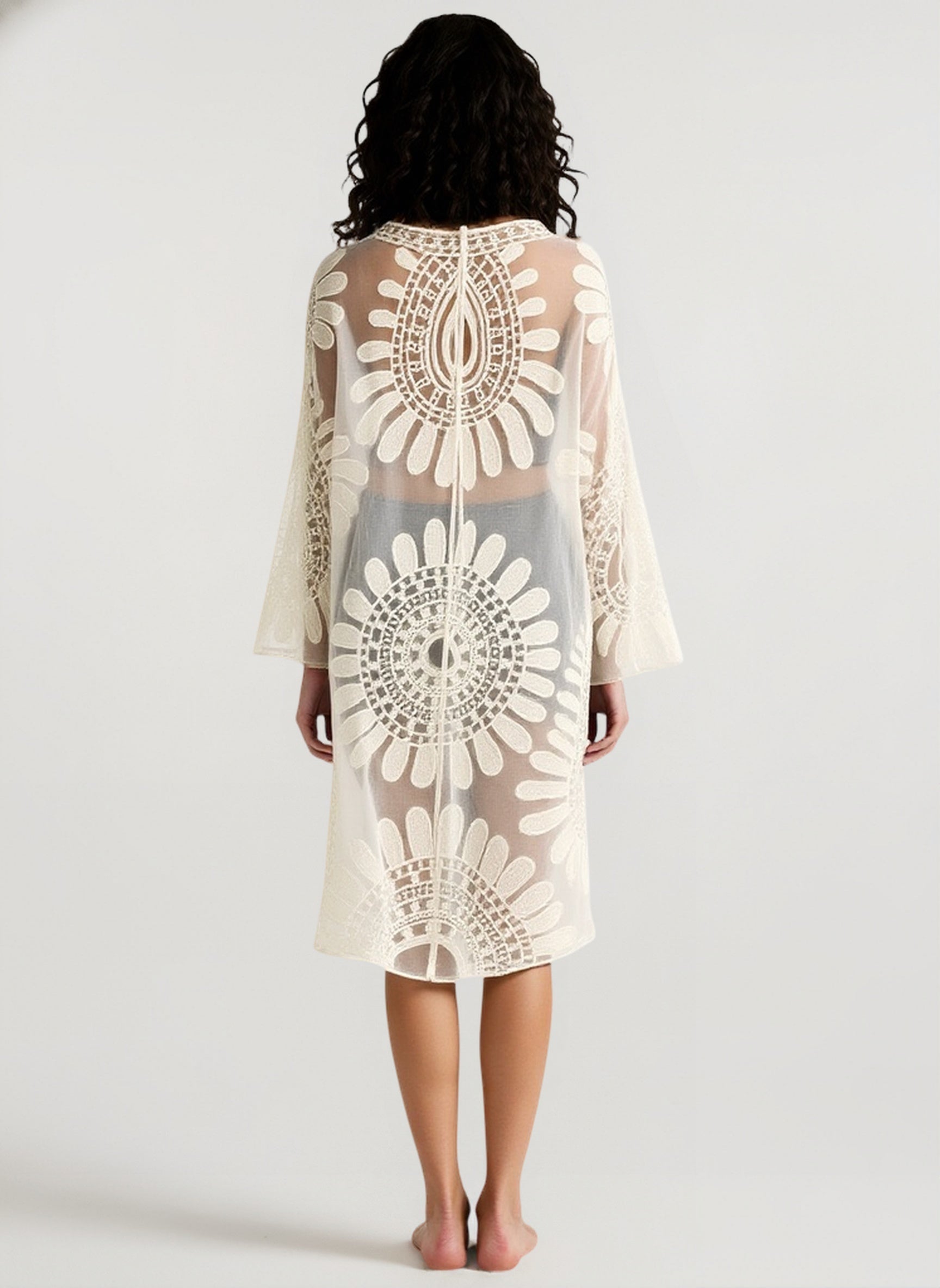 Lace Embroidered Bikini Cover Up Secondary image