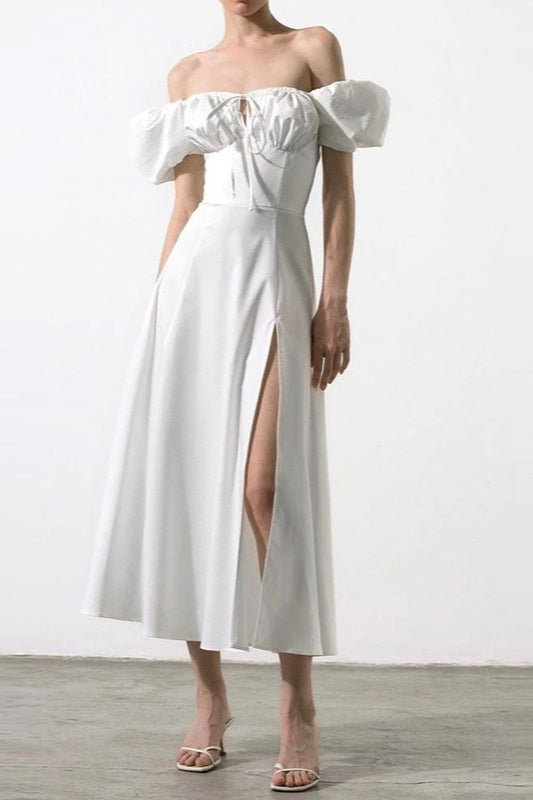 Tie Strap Split Hem Maxi Dress Secondary image