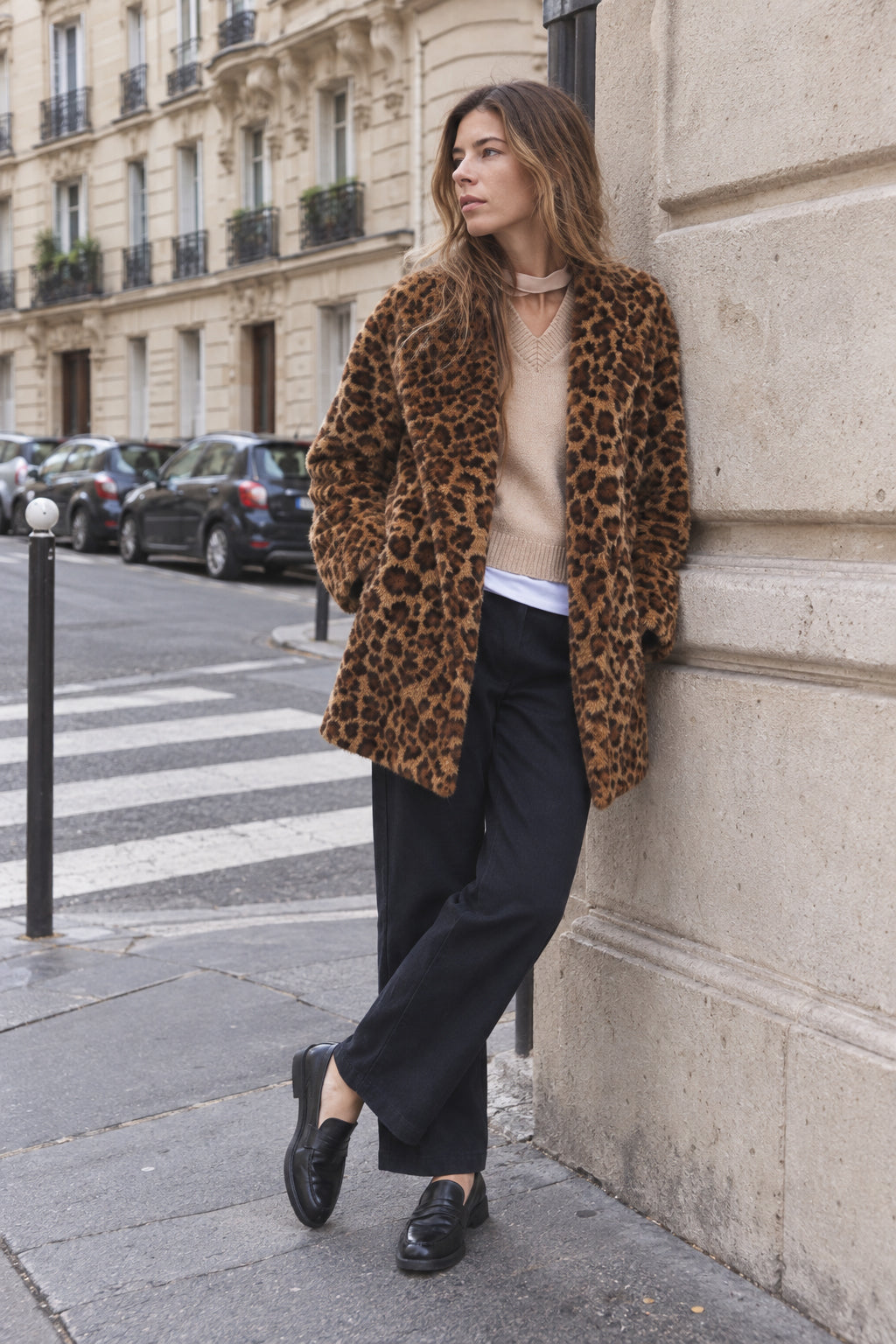 Sexy Animal Faux Fur Coat Main image