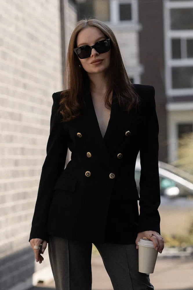 Double-Breasted Commuter Blazer Main image