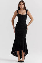 Boned Tailored Mermaid Formal Dress