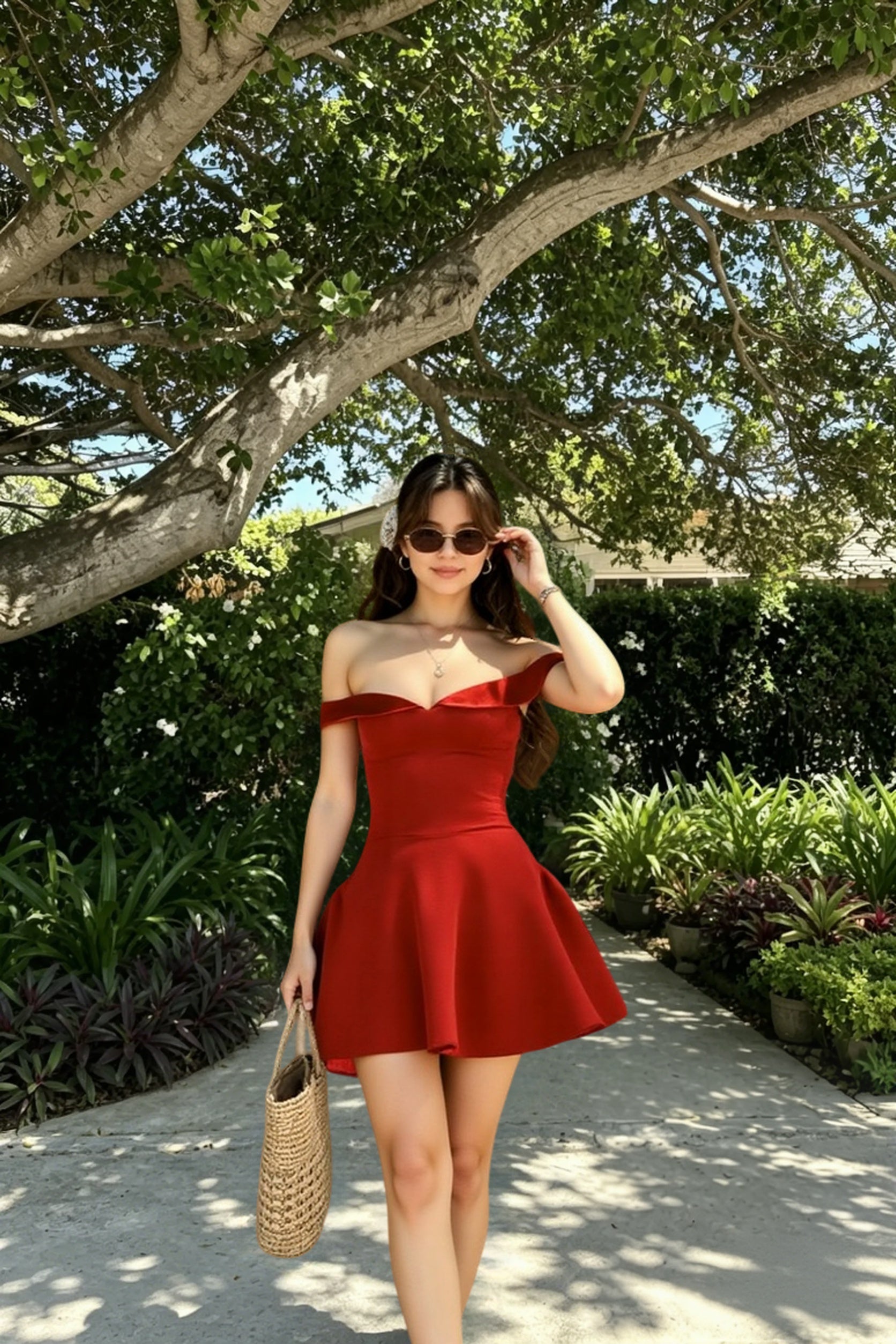 Off Shoulder Mini Dress Secondary image
