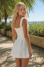Slim Fit Waist Spice Girl Strappy Mini Dress