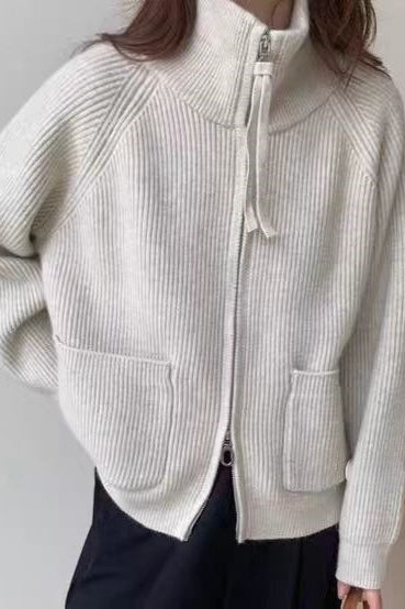 Loose Fit High Neck Sweater Main image