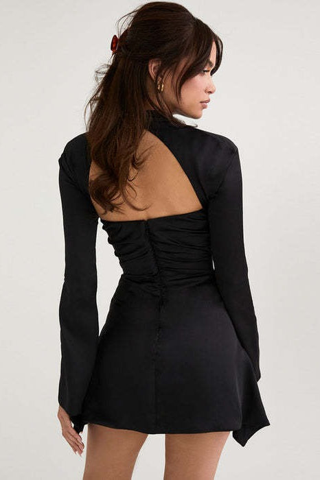 Knit Classic Color Cocktail Dress Secondary image