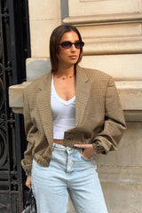 Timeless Plaid Relaxed Fit Blazer