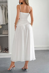 Chic Deep V Waist Work Dress