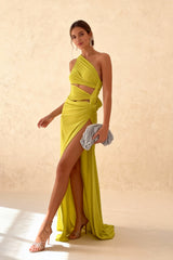 Elegant  Asymmetrical Shoulder Party Dress