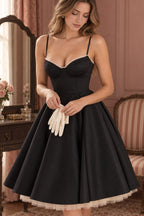 Lace-Draped Off-Shoulder Midi Dress