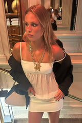 Sheer Chiffon Strapless Mini Dress