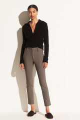 Cropped Straight High Waist Stretch Minimalist Pants