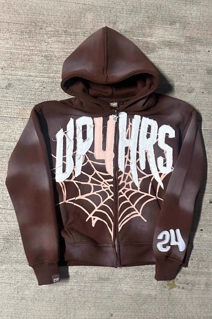 Bold Geometric Print Hoodie Secondary image