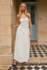 Sexy Strapless Maxi Dress