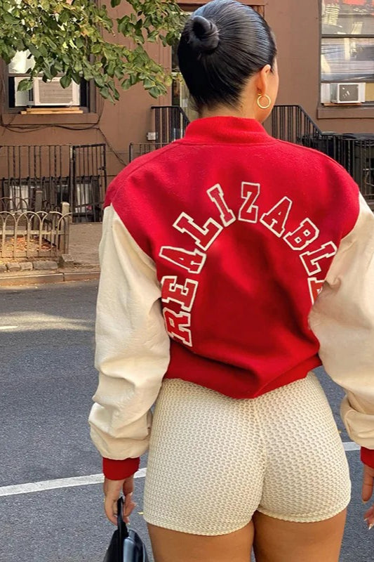 Y2K Streetwear Letter Embroidery Jacket Main image