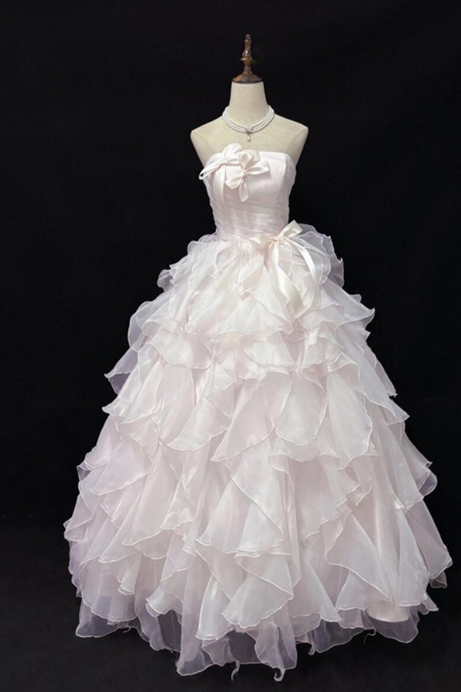 Blush Chiffon Fairy Gown Prom Dress Main image
