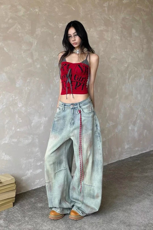 Light Blue Y2K Baggy Jeans Secondary image