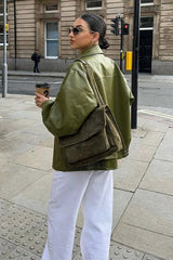 Chic Zipper Long Sleeve Jacket