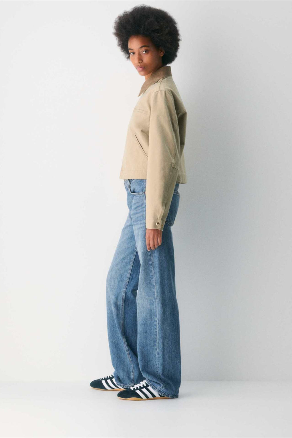 American Vintage Utility Cropped Coat