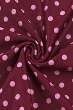 Backless Polka Dot Cami Maxi Dress