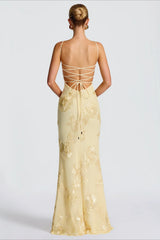 Elegant Strapless Slip Maxi Floral Dress