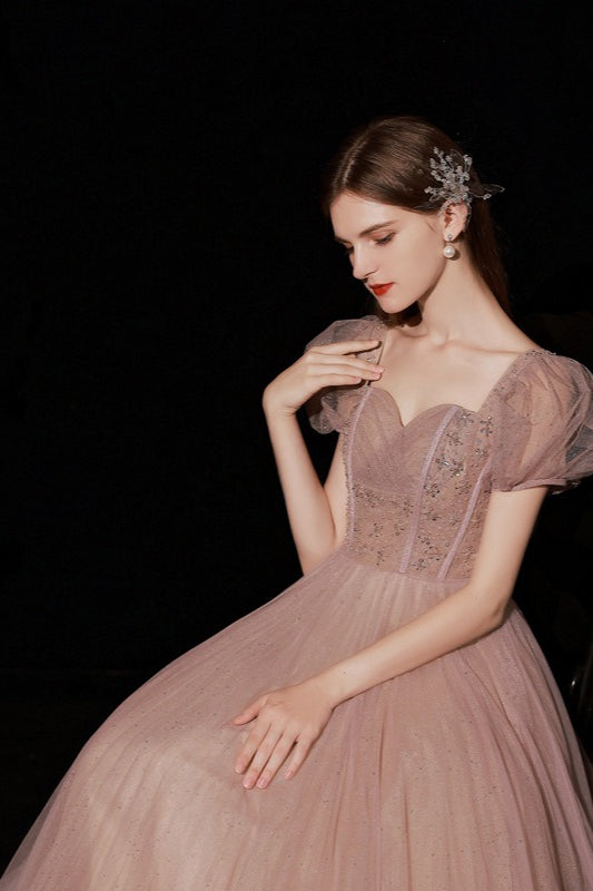 Chiffon Empire Waist Prom Dress Secondary image