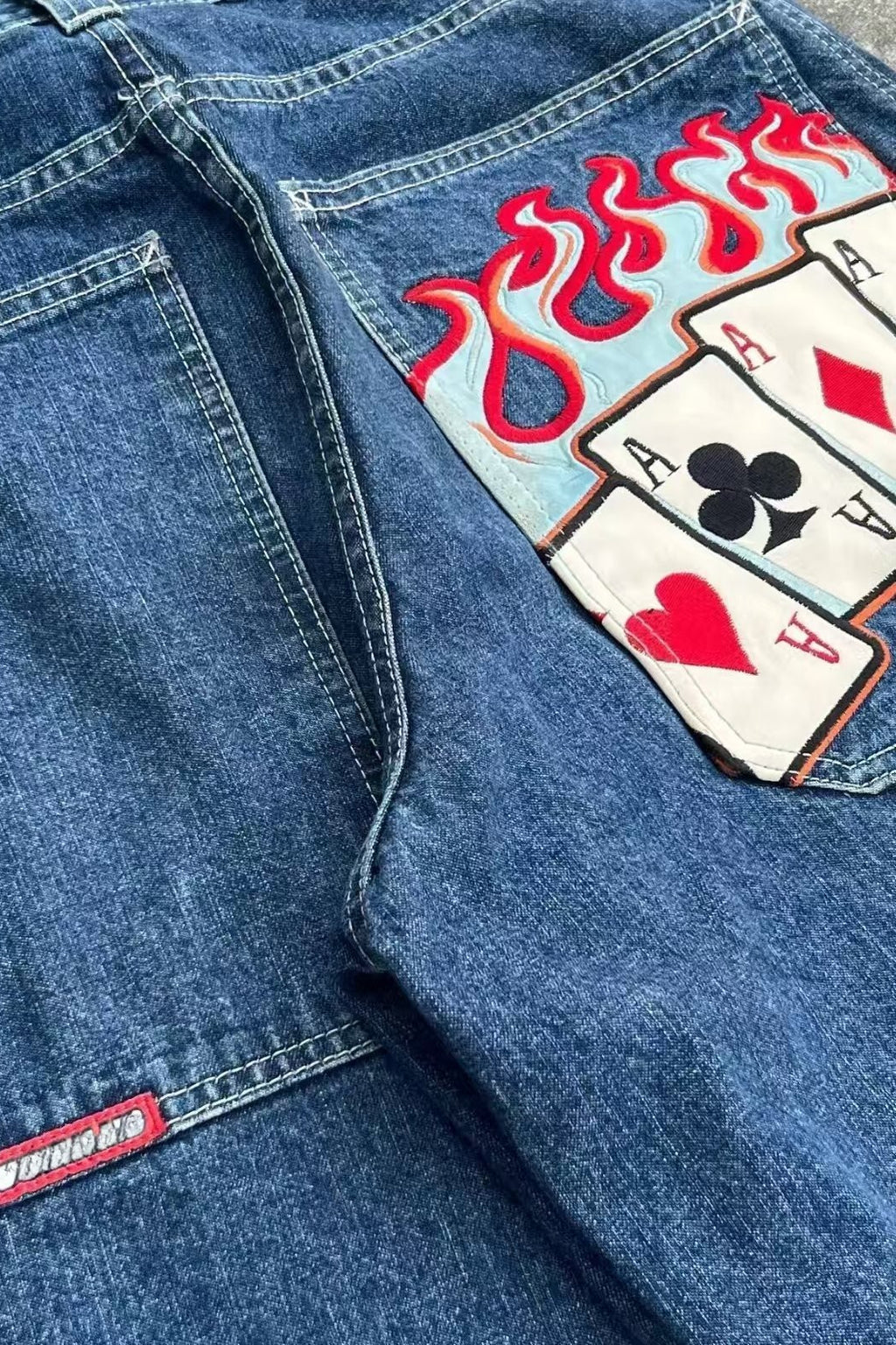Graphic Print Baggy Y2K Streetwear Jeans
