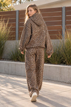 Y2K Leopard Print Hip-Hop Hoodie