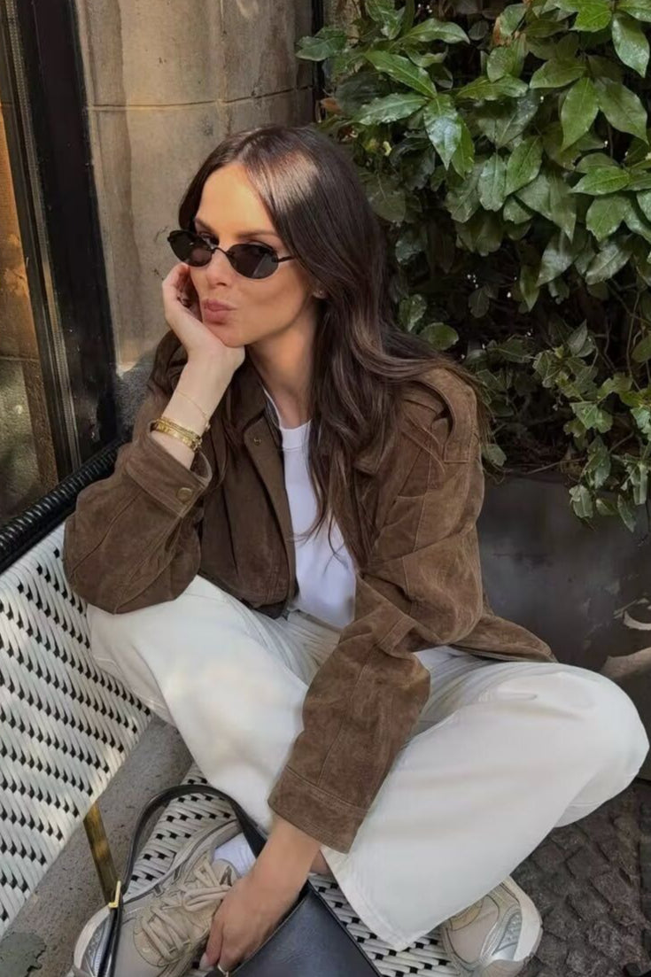 Retro Washed Aviator Style Jacket Secondary image
