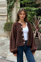 Lightweight Long Sleeve Solid Knit Cardigan