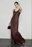 Satin Cami Backless Silk Dress