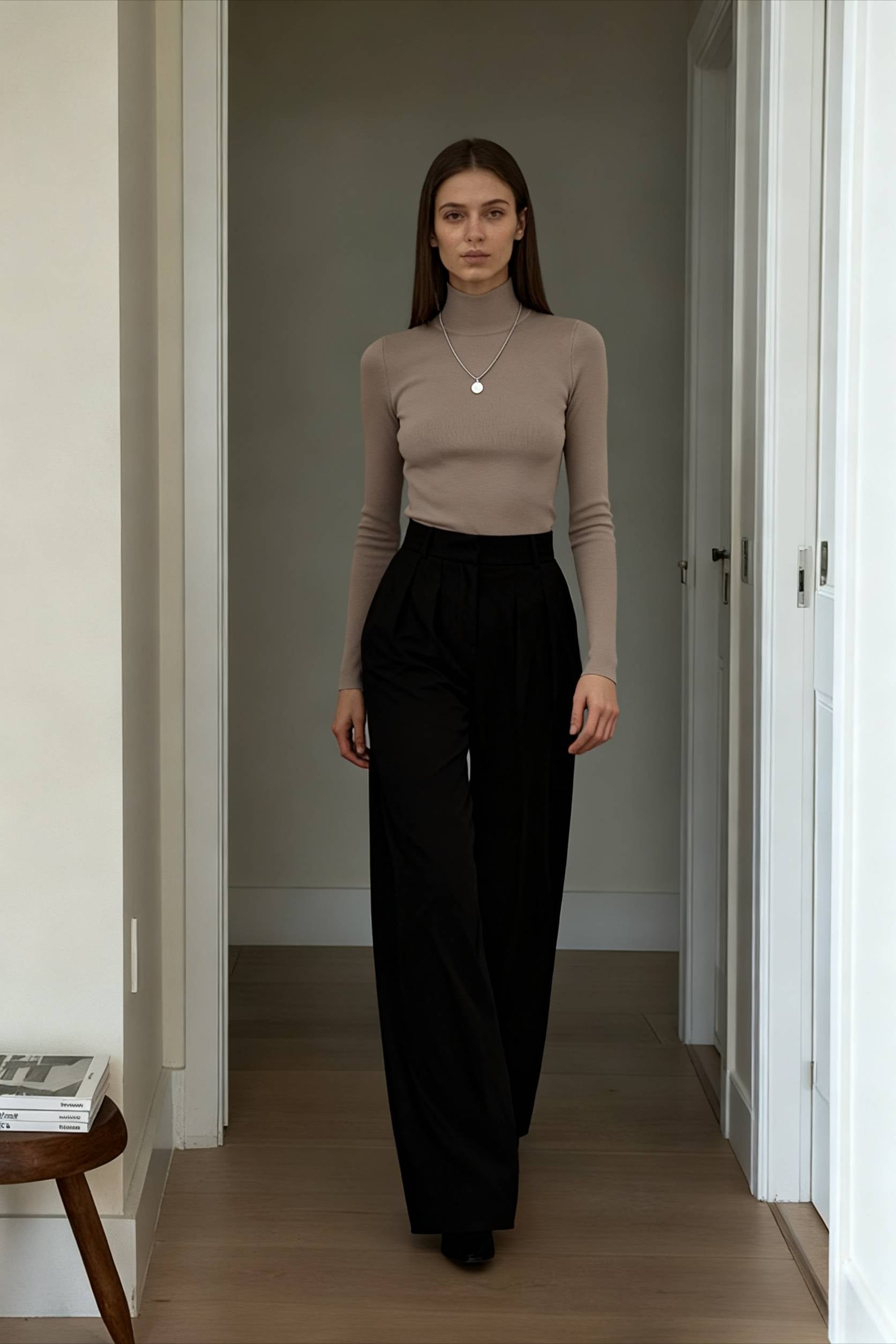 Everyday Long Graceful Sleeve Knit Top Main image