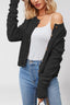 Single Breasted Knit Sweater