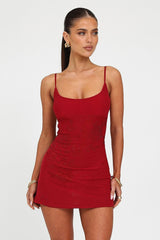 Sultry Mini Slip Dress