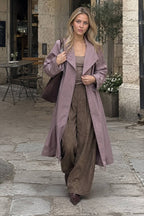 Sophisticated Minimalist Style Long Overcoat