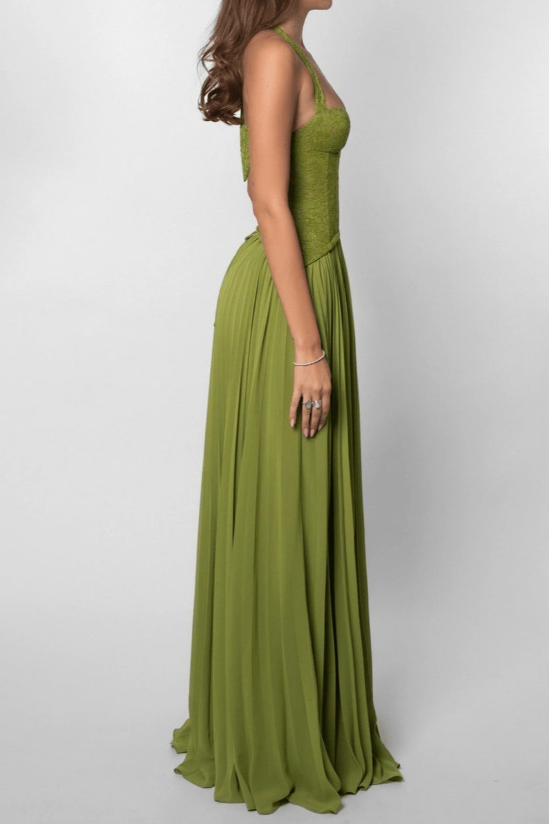 Low Cut Halter Bodycon Vacation Dress